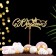 Topper wooden "with an anniversary" gold, mix, in the packing 5 different, give beautifully