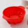 Baking uniform “Sunflower”, silicone, 15.3 × 13 cm, internal size 12 × 12 × 4.5 cm, red red color