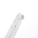 Roller guides tundra, l = 400 mm, thickness 0.8 mm, white, 2 pcs.