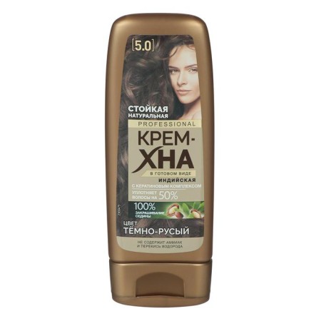Indian cream-Khna in finished form Fito-cosmetics Professional, dark-bluish tone, 140 ml-1