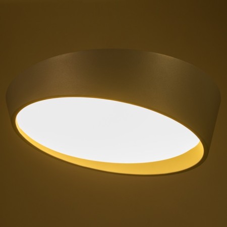 Люстра с ПДУ "Бизе" LED 120Вт 3000-6000К серый 50х50х10 см BayerLux-3