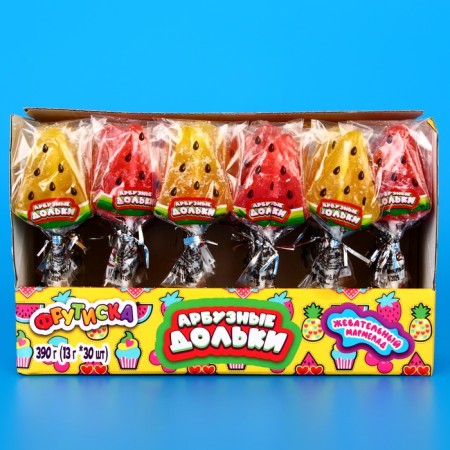 Chewing marmalade "watermelon slices", assorted 13 g-1