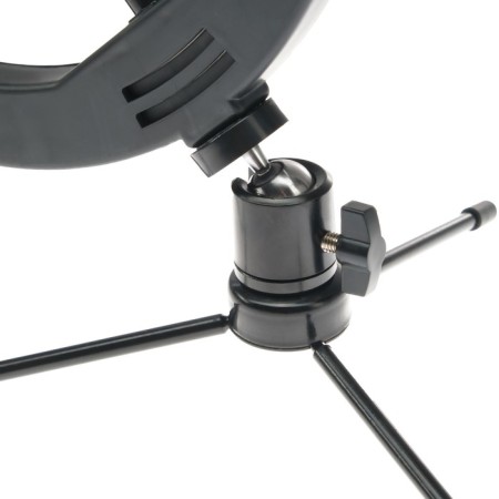 LED ring lamp on a tripod Luazon SNP097, 10 "(26 cm), 20 watts, tripod 8-14 cm-4