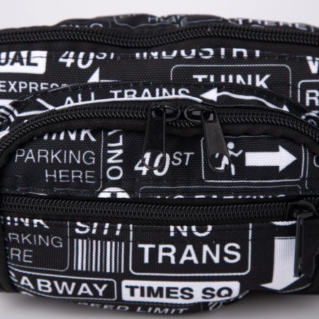 Board belt on lightning, external pocket, black color-3