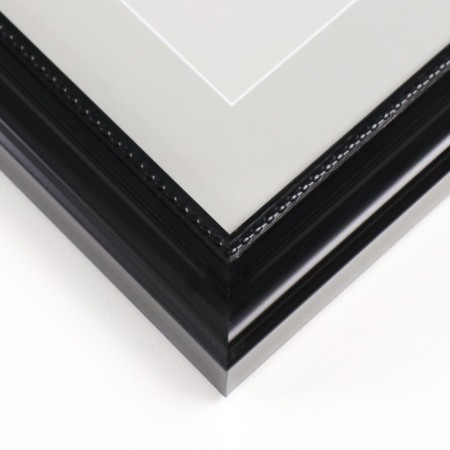 Photo frame Plastic "Gala" 15x20 cm, black (plastic screen)-2