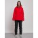 Ski costume female winter, size 42, red color