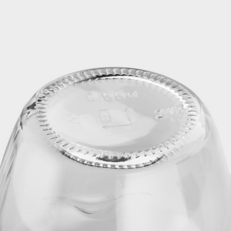 A set of glass cans with a silver polymer lid, TO-82 mm, 550 ml, 6 pcs.-4