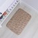 Bath and toilet rug of the Dolyan "Pebble", 40 × 60 cm, beige color