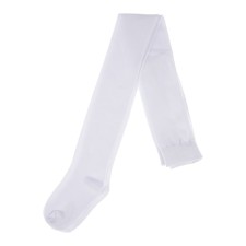 Tights for girls, height 146-152 cm, white color