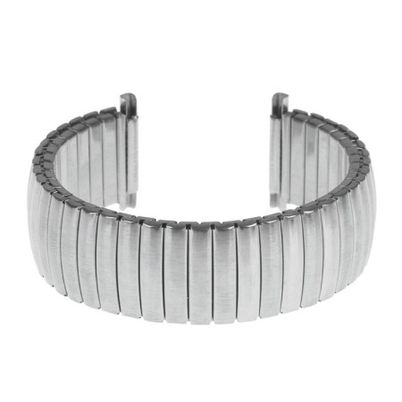 20 mm watch strap, metal, silver-2