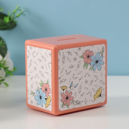 Pigpie Plastic "Safe. Flower" 8.5x6x8.5cm-6