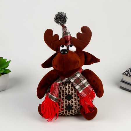 Soft toy "Deer with a scarf"