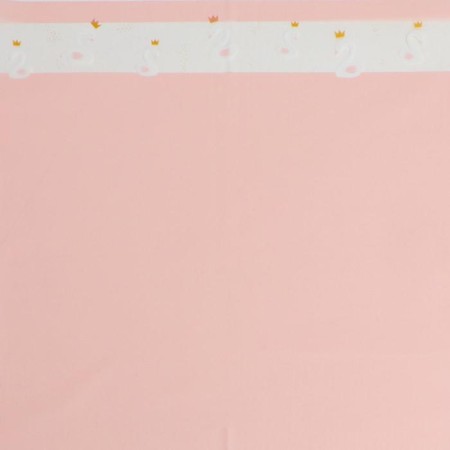 Matte film "Swan on Pink", 0.58 x 0.58 m-2