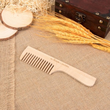 Comb, 18.5 × 4.5 cm, color "light wood"-1