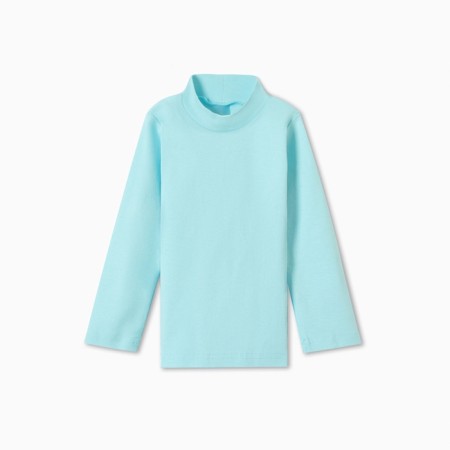 Turtleneck for girls, turquoise color, height 104 cm