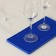 Bar rug of shade, 30 × 15 × 0.9 cm, rubber, blue color