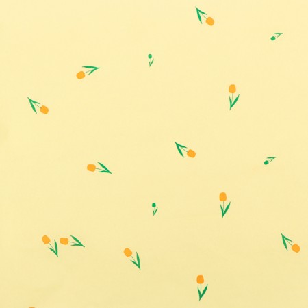 Package Paper with silence, "flowers", yellow, 50 cm x 70 cm 17 grams-1