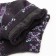Women's socks shortened terry "snowflakes" dark gray color, size 23-25