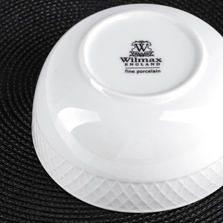 Porcelain salad Wilmax "Julia Vysotskaya", 1.3 l, d = 18 cm, white color-3