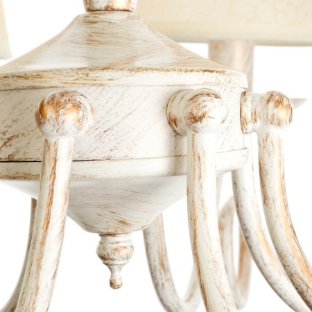 Jema chandelier 8x40W E14 Patinated gold 68x68x65 cm Bayerlux-5