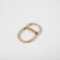 The half -ring for bags is double, d = 20 mm, thickness - 1 mm, 2 pcs, gold color