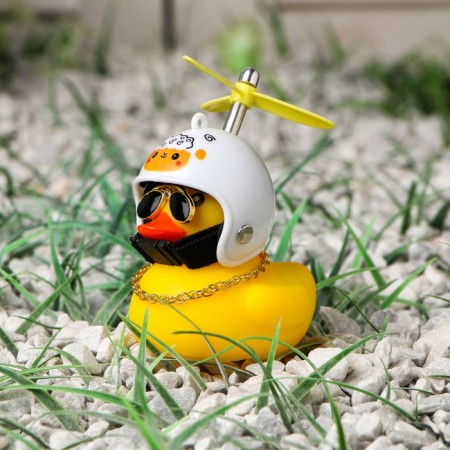 Duck with propeller, yellow color, lamb-1