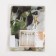 Set of curtains of openwork 147x267 +/- 3cm 2pcs, green, gabardin, p/e
