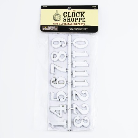 Figures for hours 15 pcs, h-2.5 cm, silver-4