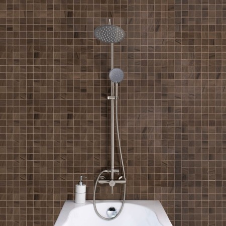 Shower system RMS SUS124-003DK-2, single-leaf, shower watering can, chrome-1