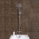 Shower system RMS SUS124-003DK-2, single-leaf, shower watering can, chrome