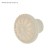 Handle button RK201, white, with a golden insert, 8 pcs TMP
