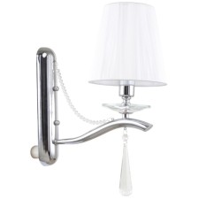 Wall lamp Nifty 1xe14 40w, size 27x15.5x37 cm, chromium color