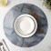 Serving napkin on the table "Stone", d = 38 cm, color gray color