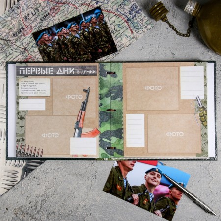 Dembreta book on the tape "Eagle", 32 sheets, 20 x 20 cm-15
