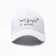 Women's cap with embroidery MIST SMILE, White, p. 56-58