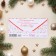 Money envelope "Happy New Year!" Snowman, 8.3 x 16.5 cm