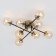 Ceiling chandelier Citilux "Pamela" CL144185, 8x40W, E14, colorful color