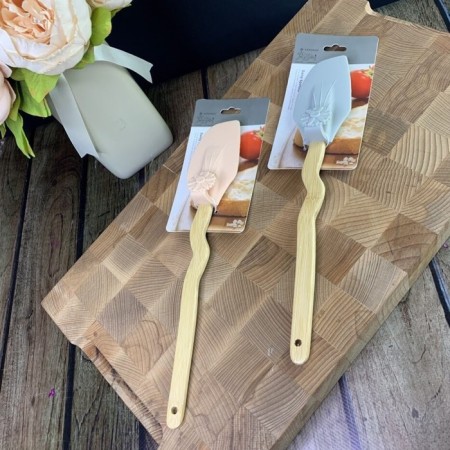 Silicone spoon lenardi, 30 cm, mix color