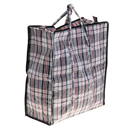 Household bag with lightning, 45 liters, black color-1