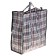 Household bag with lightning, 45 liters, black color