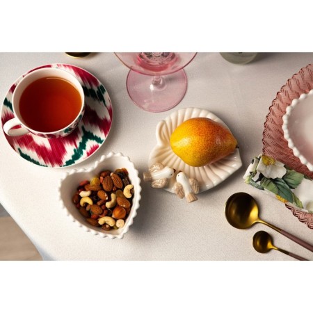 Porcelain magistro “heart”, 260 ml, d = 11.5, white color-5