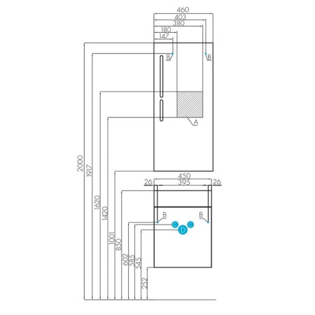 Eclips mirror, Aquaton-1