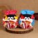 Charm - Brownie "Sanya with an accordion", h = 20 cm