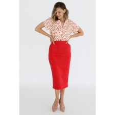 Юбка-карандаш со шлицей, размер 44