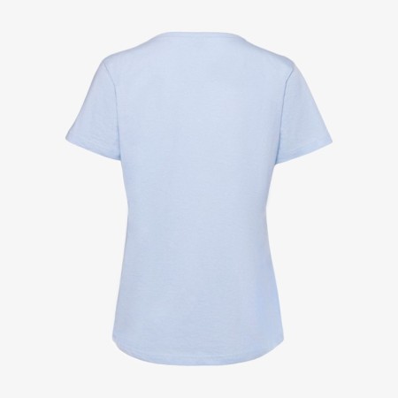 Female T -shirt with print, blue color, size 44-4