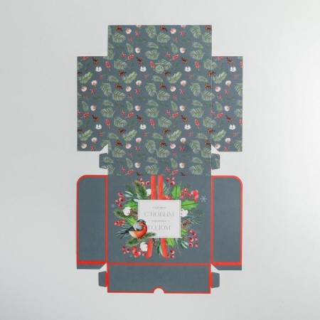 Packaging for confectionery "Happy New Year!", 20 x 17 x 6 cm, New Year-5