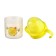 Babyloner with solid life "Sweet Life", 150 ml., With handles, yellow color
