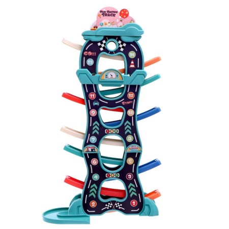 Auto tractor developing "Race on the slope", color mix-1