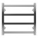 Terminus heated towel rail "Noto" P4, 500x500 mm, lower connection, chrome