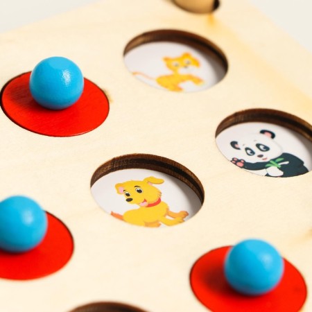 Children's developing game "Memory" 13.5 × 18.5 × 2.8 cm-4